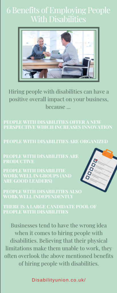 6 Benefits of Employing People With Disabilities
