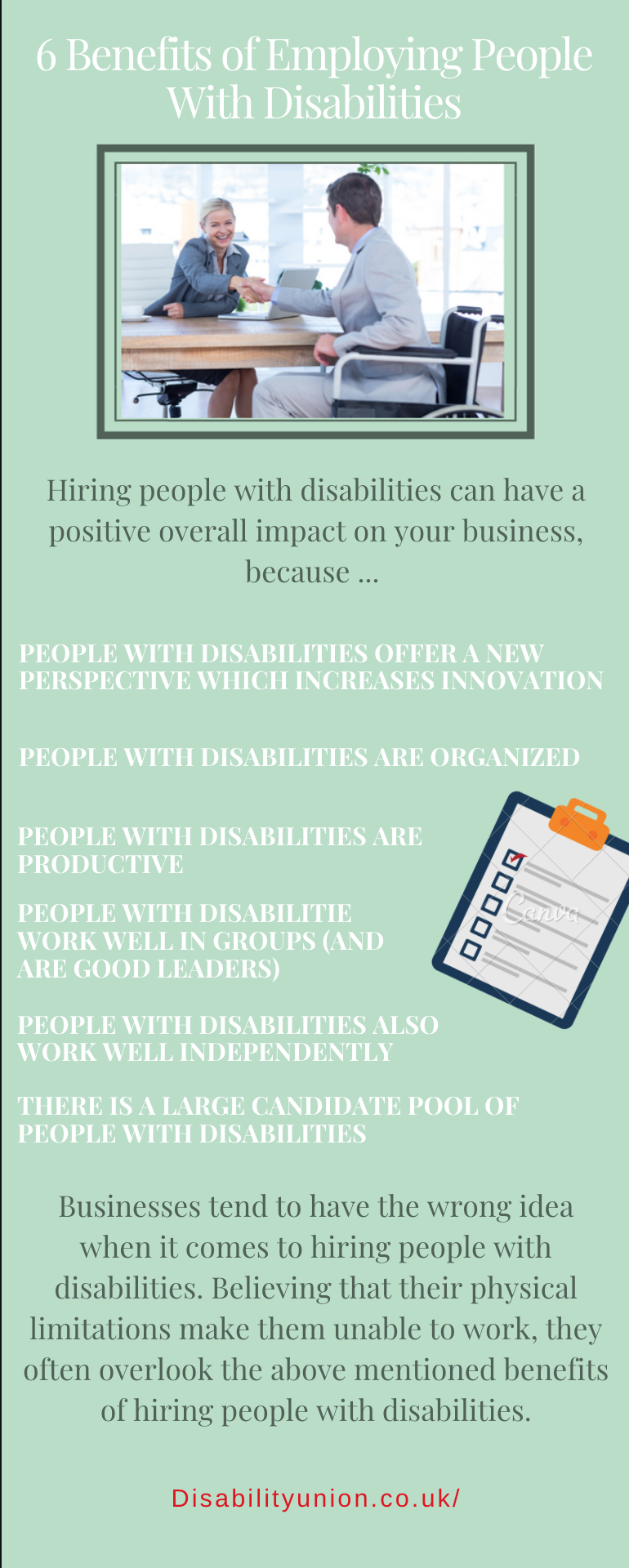 6 Benefits Of Employing People With Disabilities - The Disability Union