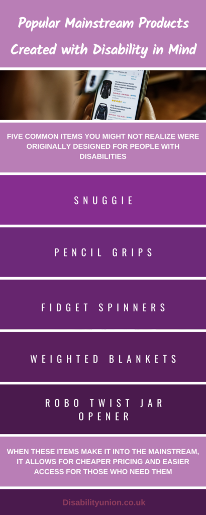 Popular Mainstream Products Created with Disability in Mind